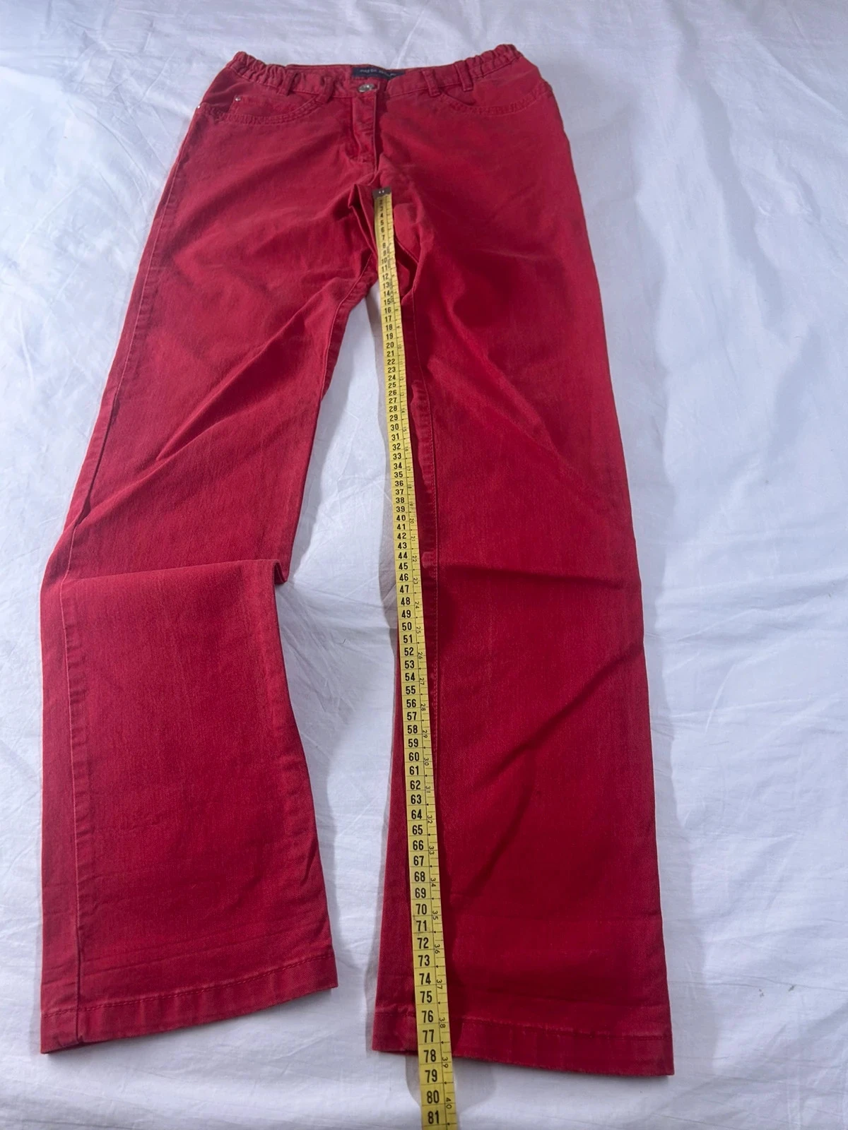 Mat de Misaine matte red skinny jeans size 38 – photo 5